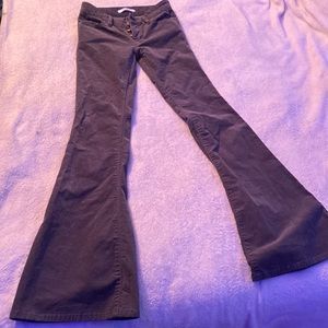 PacSun green/grey low rise bootcut jeans